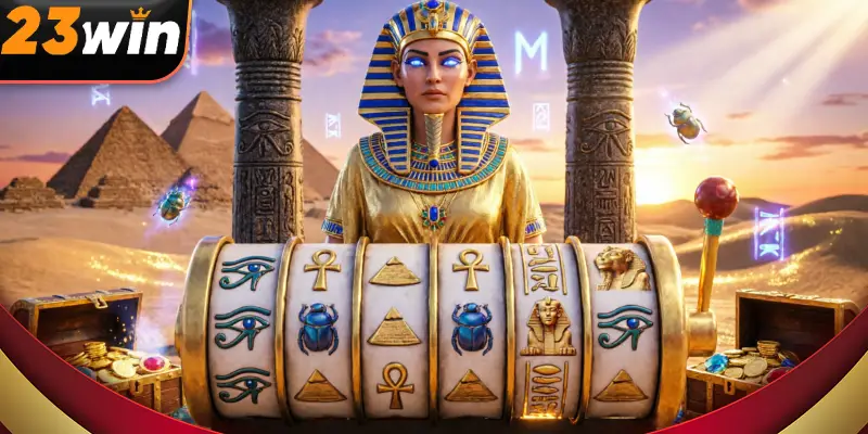 Cleopatra Trò chơi gây ấn tượng nhờ không gian huyền bí, các chi tiết mang phong cách Ai Cập